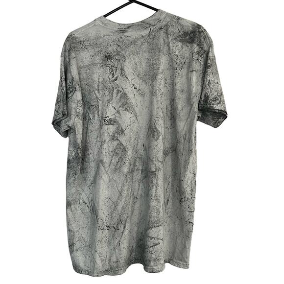 MENS MARBLE GRAY GUITAR HEROS MASHUP QUALITY STREETWEAR SHIRT SZ XL - Picture 2 of 4